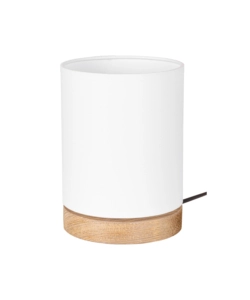 LAMPADA DA TAVOLO ONLI "KAMO" LEGNO E TESSUTO, E27